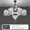 Modern Classic Luxury Villa Banquet Crystal Chandelier Pendant Lamp Chandeliers for Livingroom Dining Adjustable Height