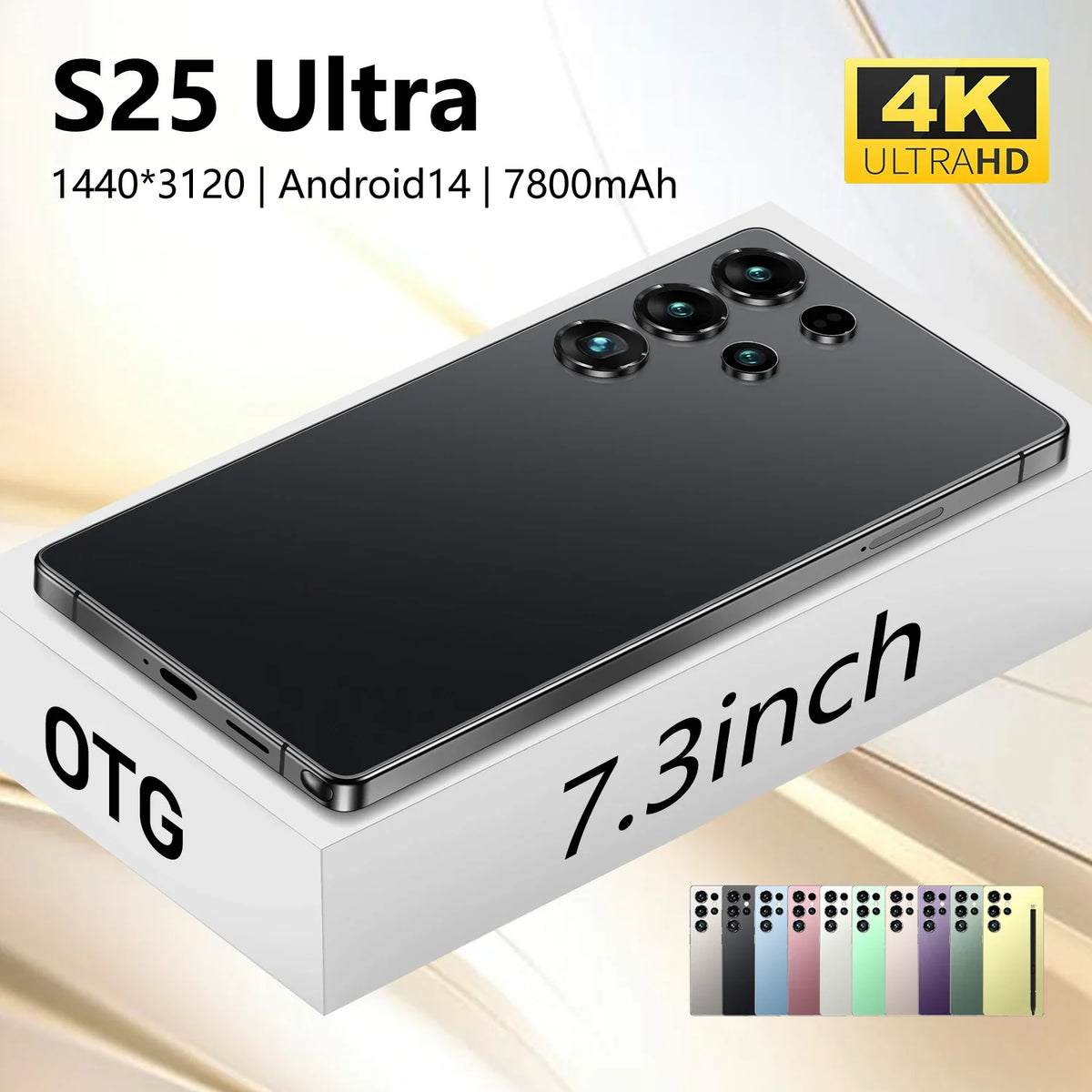 Real High Quality New S25 Ultra Full-Screen Gaming Smartphone Gaming Android 15 16GB+512GB S25 ULTRA Smart Phone Cellphones