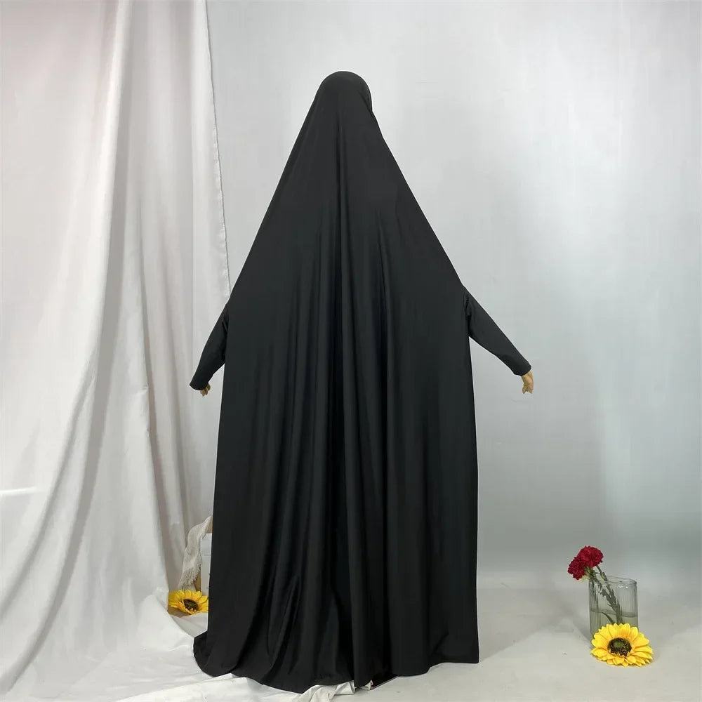Islam Djellaba Women Hooded Dress Eid Ramadan Muslim Prayer Garment Clothes Arabic Robe Abaya Kaftan Burqa Caftan Dubai Abayas