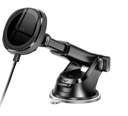Magnetic Wireless Charging Dashboard &amp; Windshield Mount Black