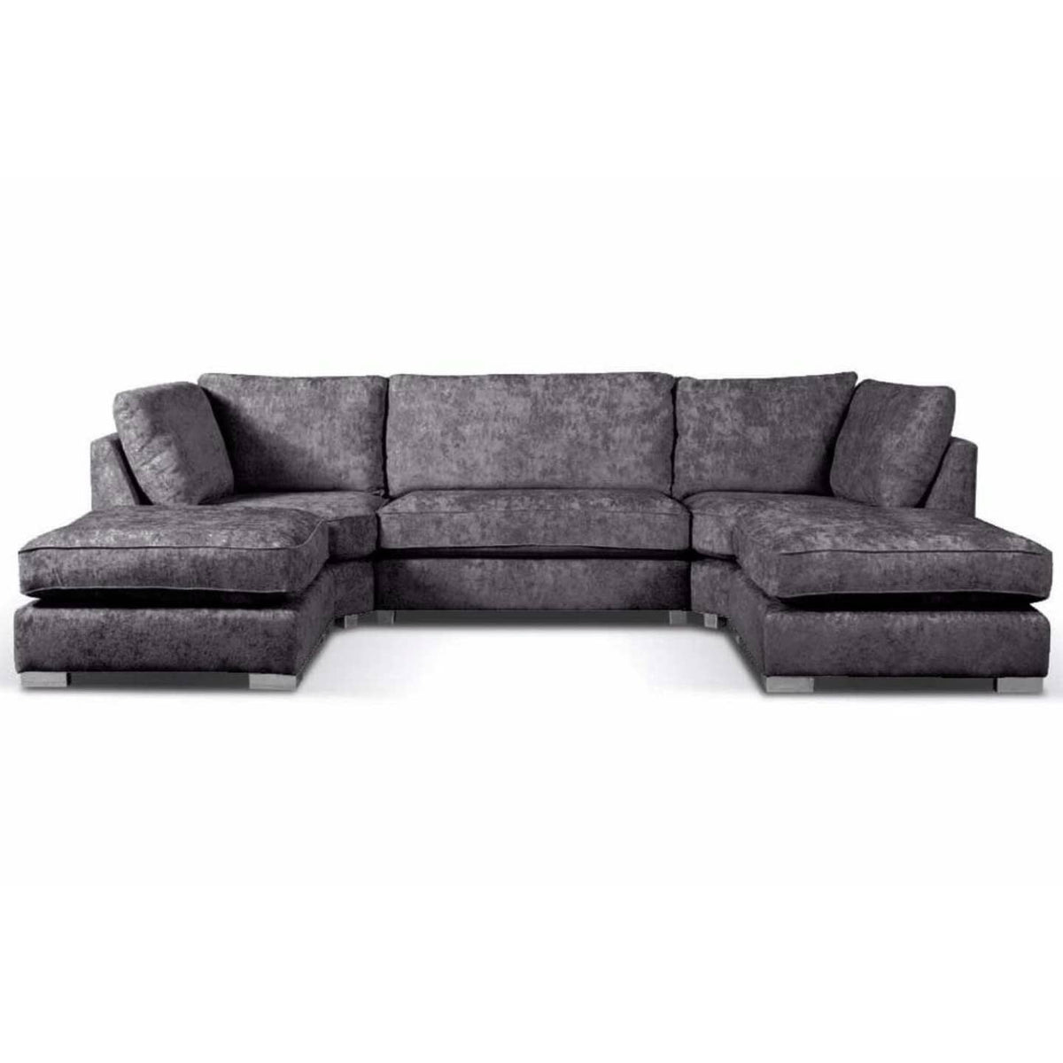 Wholesale Willows U-Shape Luxury Chenille 6-Seater Corner Sofa