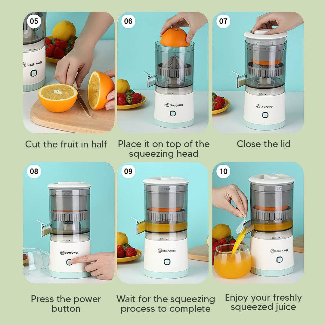 Wholesale Compact Wireless Juicer – Rechargeable, Powerful Motor & Effortless Cleaning