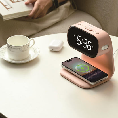 LED Display & Wireless Charging Stand
