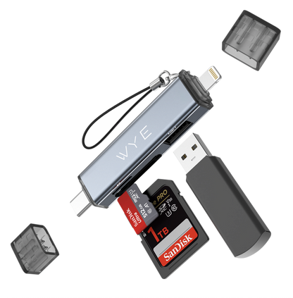 3-in-1 card reader