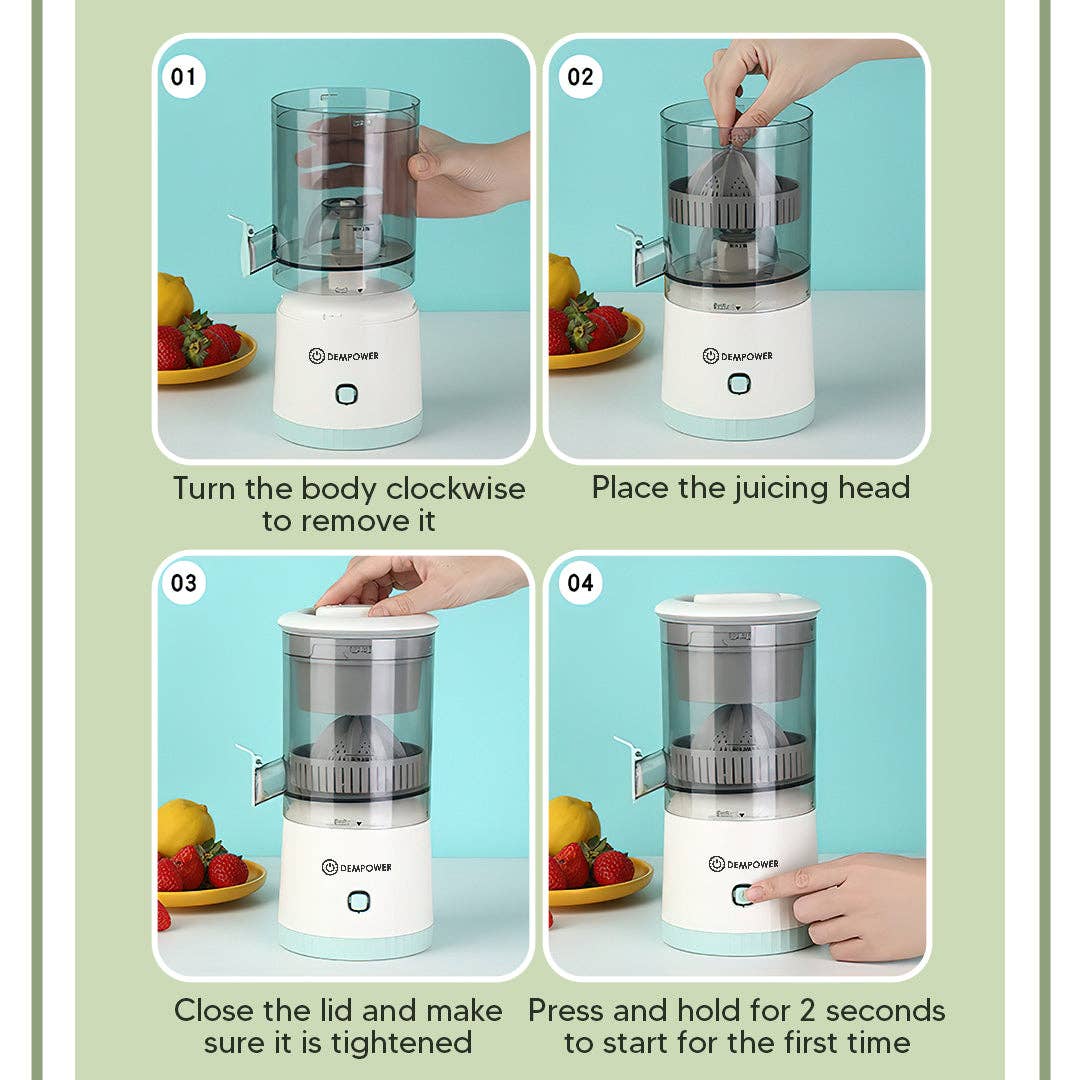 Wholesale Compact Wireless Juicer – Rechargeable, Powerful Motor & Effortless Cleaning
