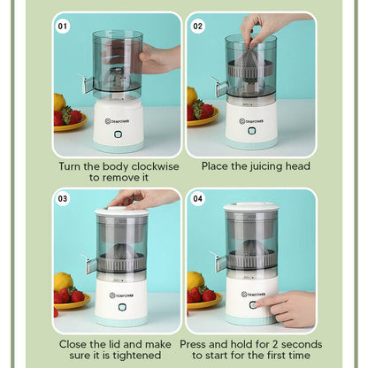 Wholesale Compact Wireless Juicer – Rechargeable, Powerful Motor & Effortless Cleaning