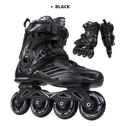 EACH New Models Wholesale Slalom Inline Roller Skates Shoes Professional Freestyle Skating Shoes with 4 Wheels for Adults