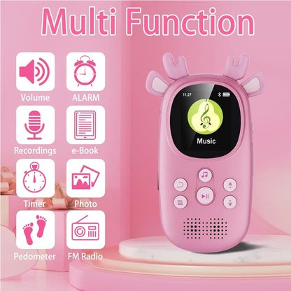 Portable for 5.3 MP3 Music Player FM Radio Voice Recorder Custom Logo Factory Direct Children Supports FLAC/APE Plastic 20
