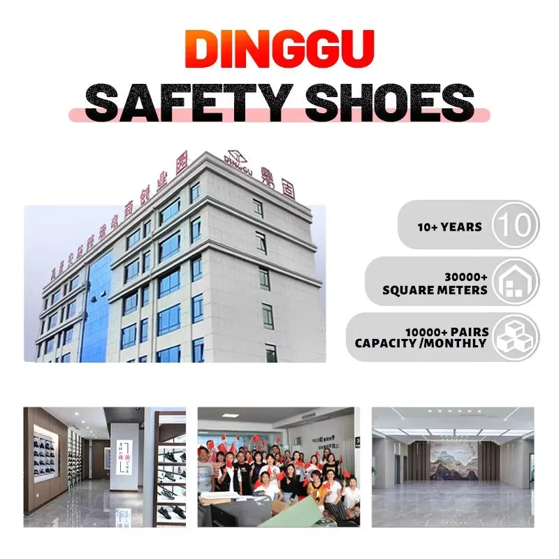 Men's Work Safety Boots Steel Toe, Microfiber Upper EVA Sole, Lightweight Breathable Durable Protective Footwear for Men