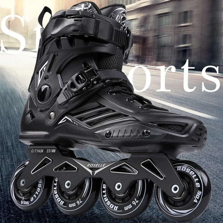 EACH New Models Wholesale Slalom Inline Roller Skates Shoes Professional Freestyle Skating Shoes with 4 Wheels for Adults