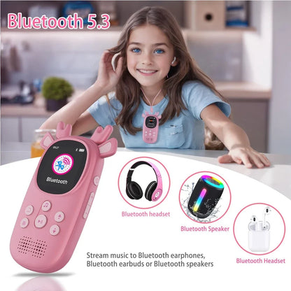 Portable for 5.3 MP3 Music Player FM Radio Voice Recorder Custom Logo Factory Direct Children Supports FLAC/APE Plastic 20