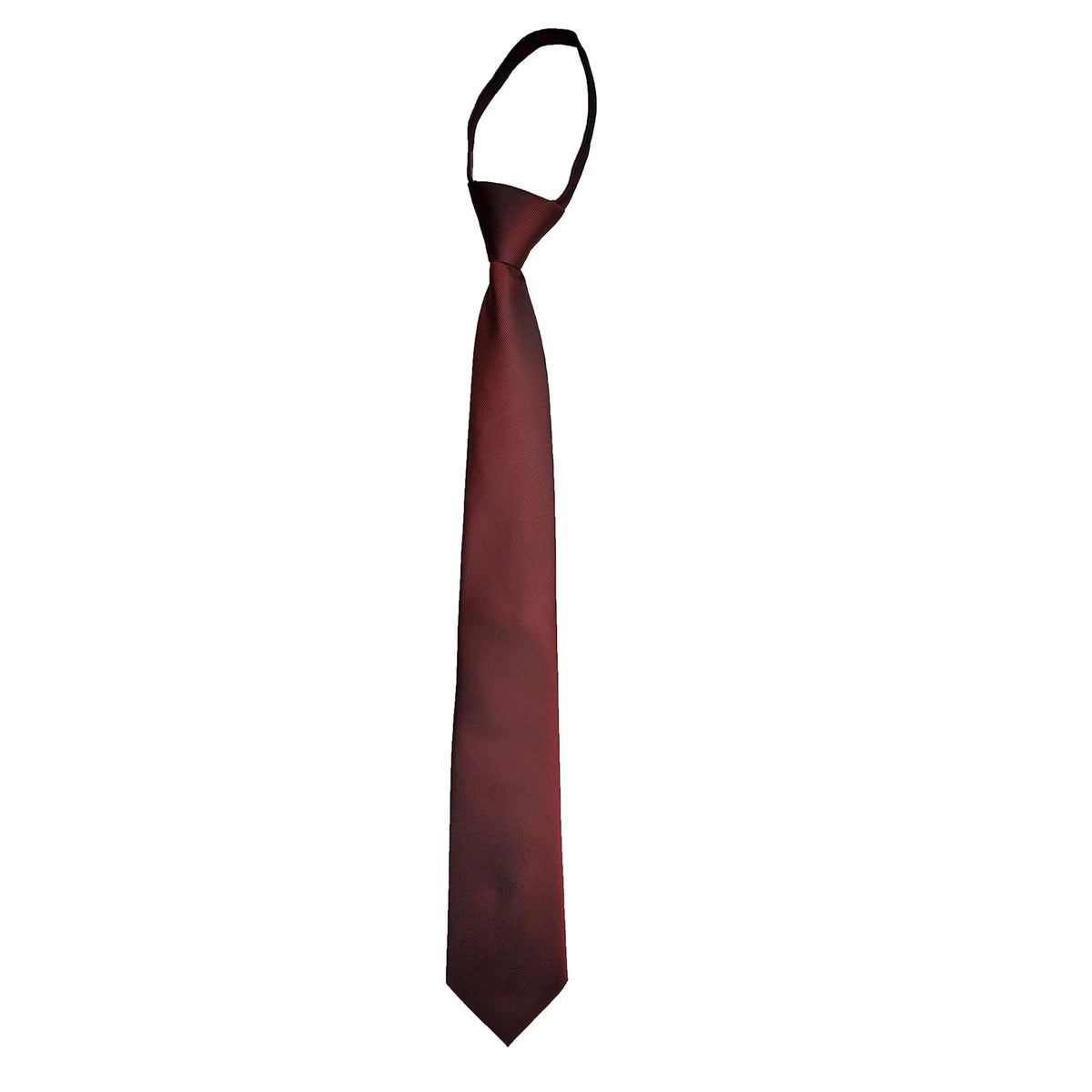 TD Solid Color Zipper Tie Elegant Accessories for Men