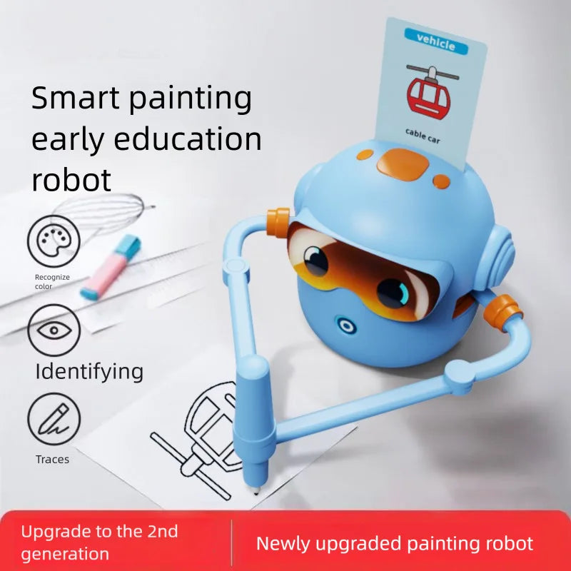 JXD Early Education Intelligent Automatic Painting Robot - Ideal Birthday Gift for Children Aged 3 to 8 Years Old