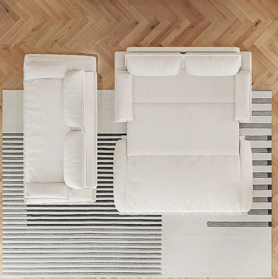 3-in-1 Convertible Reclining Foldable Modern Sleeper Sofa Multi-Functional Velvet Loveseat Bed