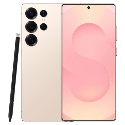 US Warehouse S25 Ultra 5G Smartphone 7.3 Inch 16GB+1TB Memory 4 Cameras Face ID Built-in Stylus LTE Cellular 108MP Unlocked