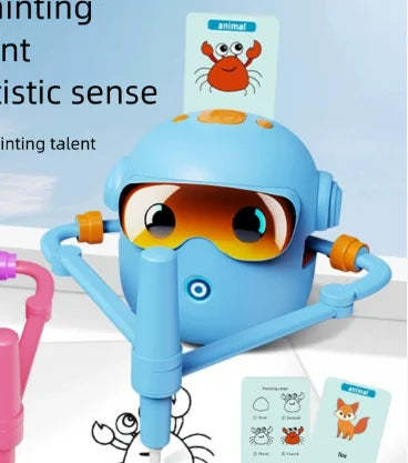 JXD Early Education Intelligent Automatic Painting Robot - Ideal Birthday Gift for Children Aged 3 to 8 Years Old