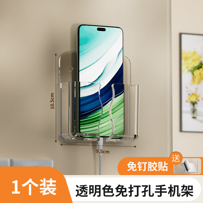 Air Conditioning TV Remote Control Storage Box Wall Hanging Rack Storage Rack Box Wall Hanging Rack Desktop