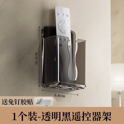 Air Conditioning TV Remote Control Storage Box Wall Hanging Rack Storage Rack Box Wall Hanging Rack Desktop