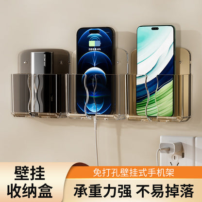 Air Conditioning TV Remote Control Storage Box Wall Hanging Rack Storage Rack Box Wall Hanging Rack Desktop