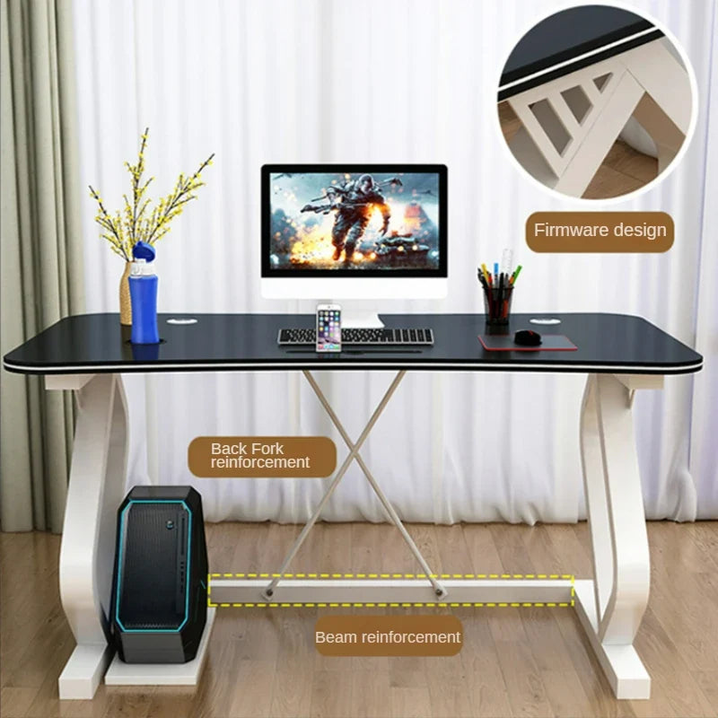 Office Work Desk desktop Computer Gamer Desk Bedroom Room Desks Simple Modern Bedroom Students Learn to Write and Store Desk