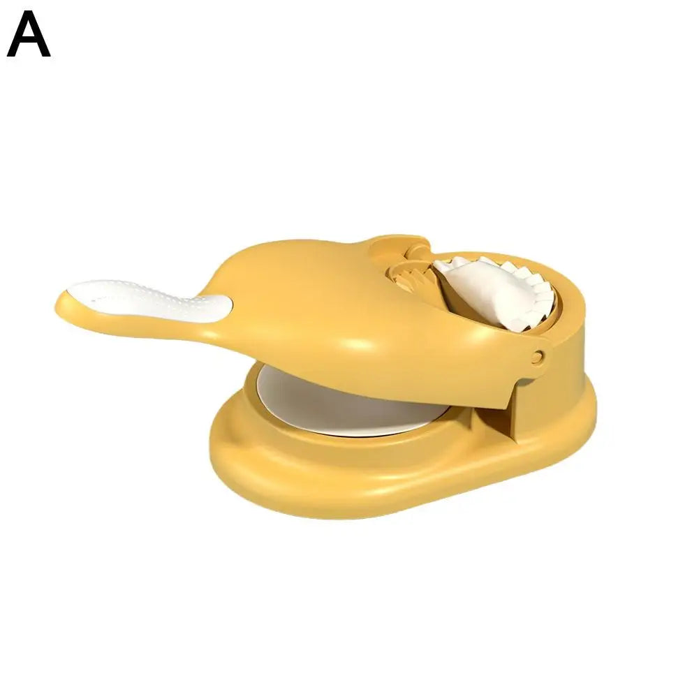 Dumpling Maker 2 In 1 Wrapper Presser Device Kit Manual Labor-Saving Dumpling Dough Skin Molder Machine Kitchen Gadgets Tool
