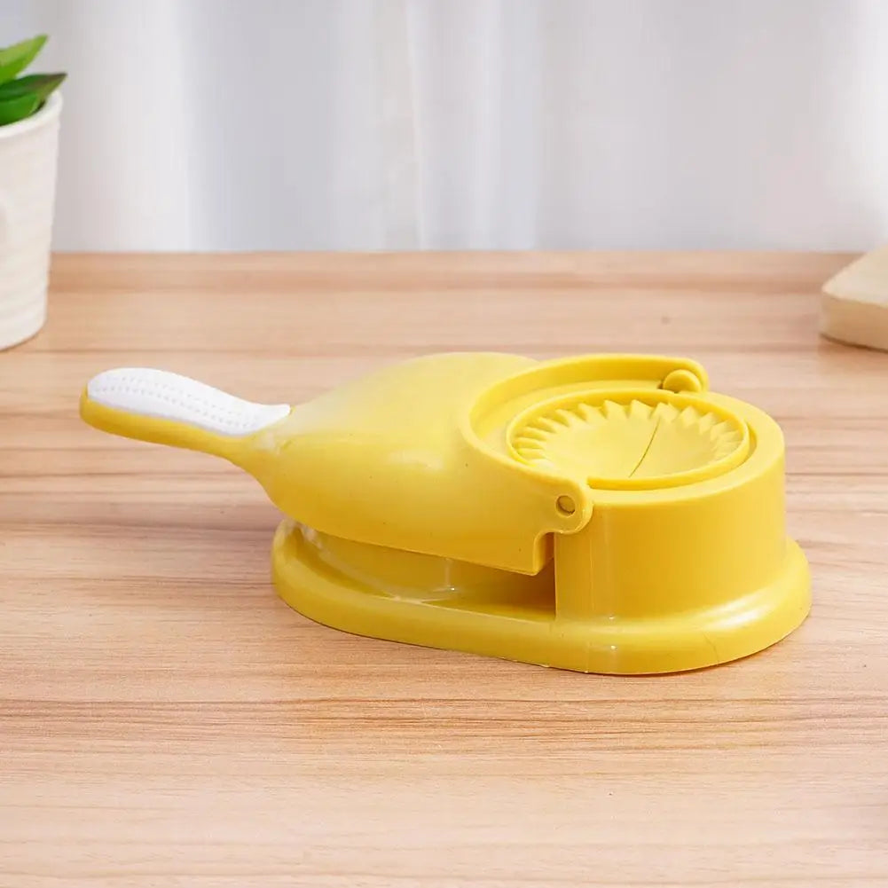 Dumpling Maker 2 In 1 Wrapper Presser Device Kit Manual Labor-Saving Dumpling Dough Skin Molder Machine Kitchen Gadgets Tool