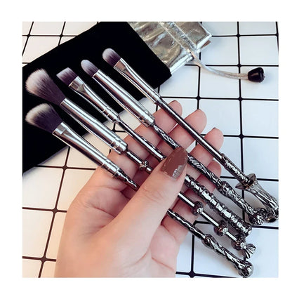 5PCS Makeup Brushes Set, Stocking Stuffers for Teen Girls Kids Women, Foundation Eyebrow Blush Brushes