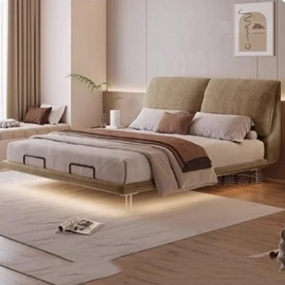 Bedroom Electric Beds Leg Support Dressing French Frame Bed Headboards Double Lounge Camas Matrimonial House Accessories