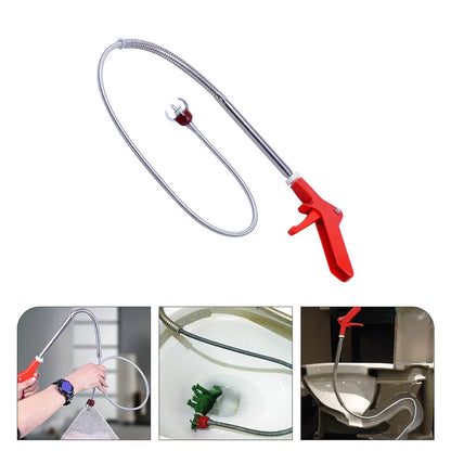 Toilet Grabber Auger Hair Drain Clog Remover Household Cleaning Tools Cleaner Sticks Water Trough