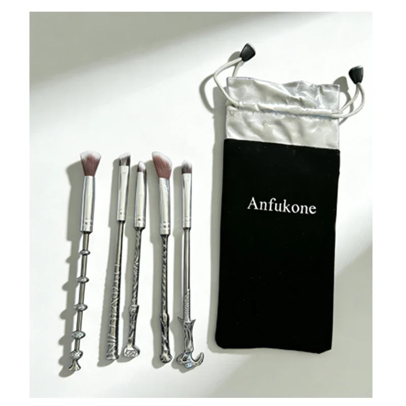 5PCS Makeup Brushes Set, Stocking Stuffers for Teen Girls Kids Women, Foundation Eyebrow Blush Brushes