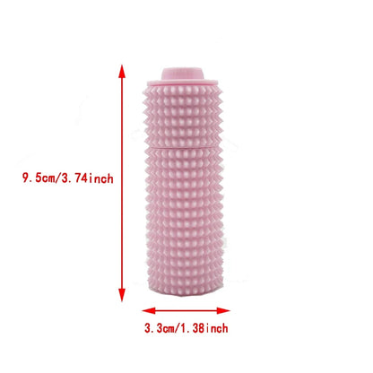 Sensory Roller Fidget Toy Clicker Tactile Spikes for Anxiety Stress Relief Pain Stimming Autism Over Stimulation with Lanyard